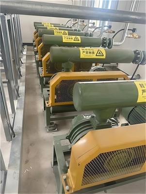 7000mmAq ব্লাওয়ার RPM1250 37KW পল্প এবং কাগজ শিল্পের জন্য থ্রি লব রুট ব্লোয়ার