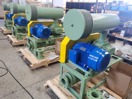 5.46m3/min RPM1150 DN80 ট্রান্সপোর্ট এয়ার বা অক্সিজেন সরবরাহের জন্য থ্রি লব রুট ব্লোয়ার
