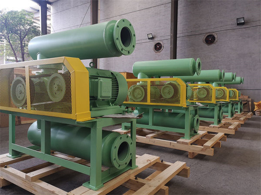 10" 80kpa 71.52m3/মিনিট 132kw ঢালাই লোহা থ্রি লব রুট ব্লোয়ার