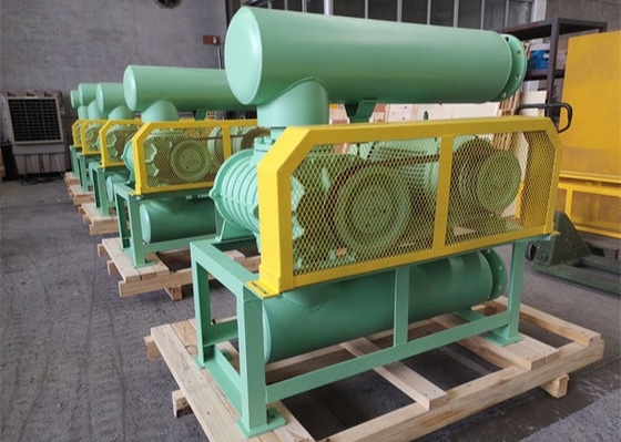 5.46m3/min RPM1150 DN80 ট্রান্সপোর্ট এয়ার বা অক্সিজেন সরবরাহের জন্য থ্রি লব রুট ব্লোয়ার