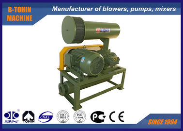 4.89-17.86m3/মিনিট 100mm পোর্ট ডায়াপার। ঘূর্ণনশীল 10KPA - 50 KPA Tri Lobe Roots Blower নির্ভরযোগ্য এয়ারেটর