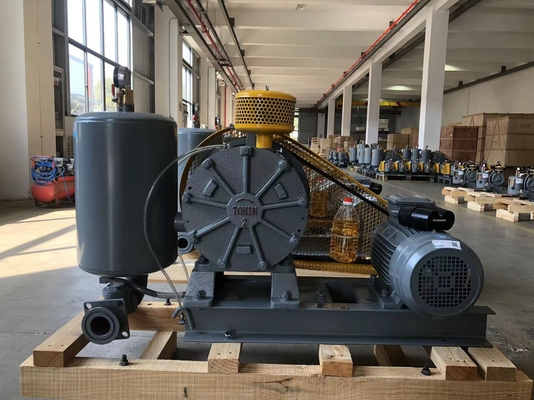 HC 0.59m3/Min 0.5kgf/Cm2 সাইজ DN32 রোটারি এয়ার ব্লোয়ার 0.75KW