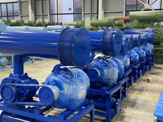 100 4 ইঞ্চি পোর্ট দিয়া রুট টাইপ ব্লোয়ার উচ্চ দক্ষতা কম শক্তি খরচ