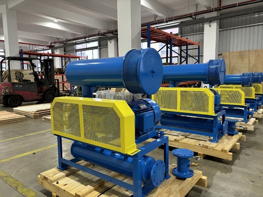 100 4 ইঞ্চি পোর্ট দিয়া রুট টাইপ ব্লোয়ার উচ্চ দক্ষতা কম শক্তি খরচ