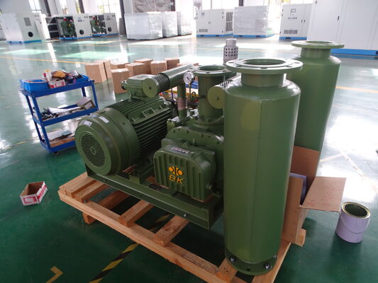 BK BV6008 ইন্ডাস্ট্রিয়াল রুটস ভ্যাকুয়াম পাম্প -30KPA ভ্যাকুয়াম কনভার্জিং এবং সাকশন ফিডিং সিস্টেমের জন্য নেতিবাচক চাপ ব্লোয়ার