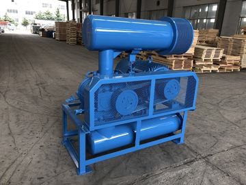 Dn250 15-132kw 80kpa রুটস রোটারি লোব ব্লোয়ার এয়ার কুলিং