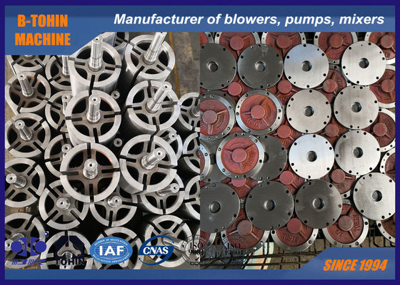 HC 0.59m3/Min 0.5kgf/Cm2 সাইজ DN32 রোটারি এয়ার ব্লোয়ার 0.75KW