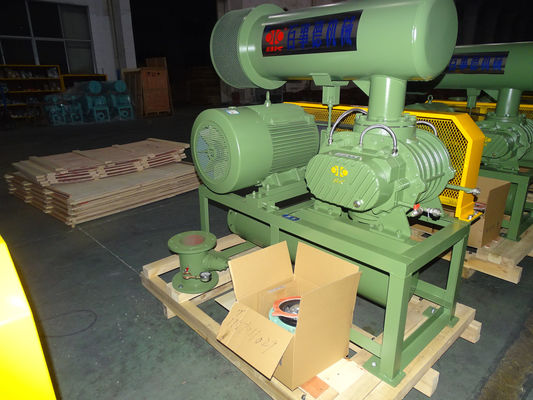 100 Kpa 20m3/Min 6 "55 Kw Cast Iron Mini Roots Blower Three Lobe