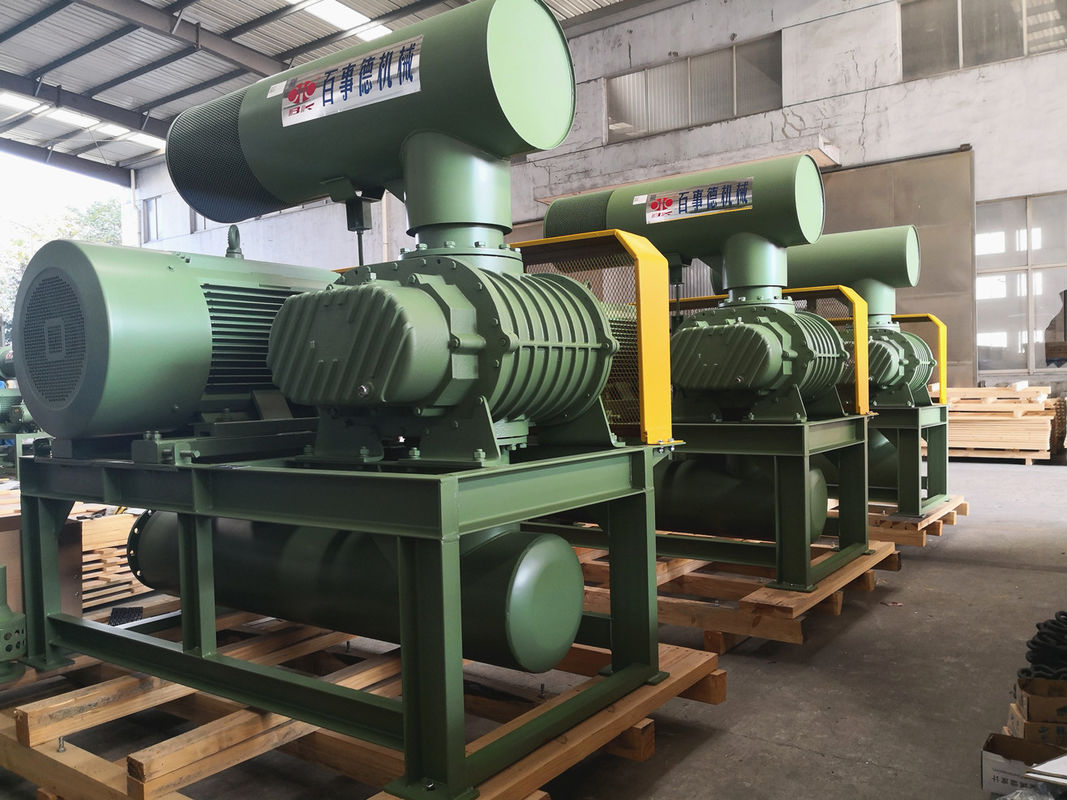 0.8 বার 132 কেডব্লিউ 10 "850-1500 আরপিএম 71.52-116.5 এম 3/মিনিট ট্রাই লব রুটস ব্লোয়ার